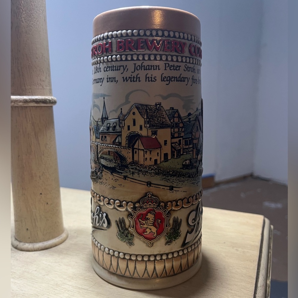 Stroh’s Beer Stein Heritage Series II